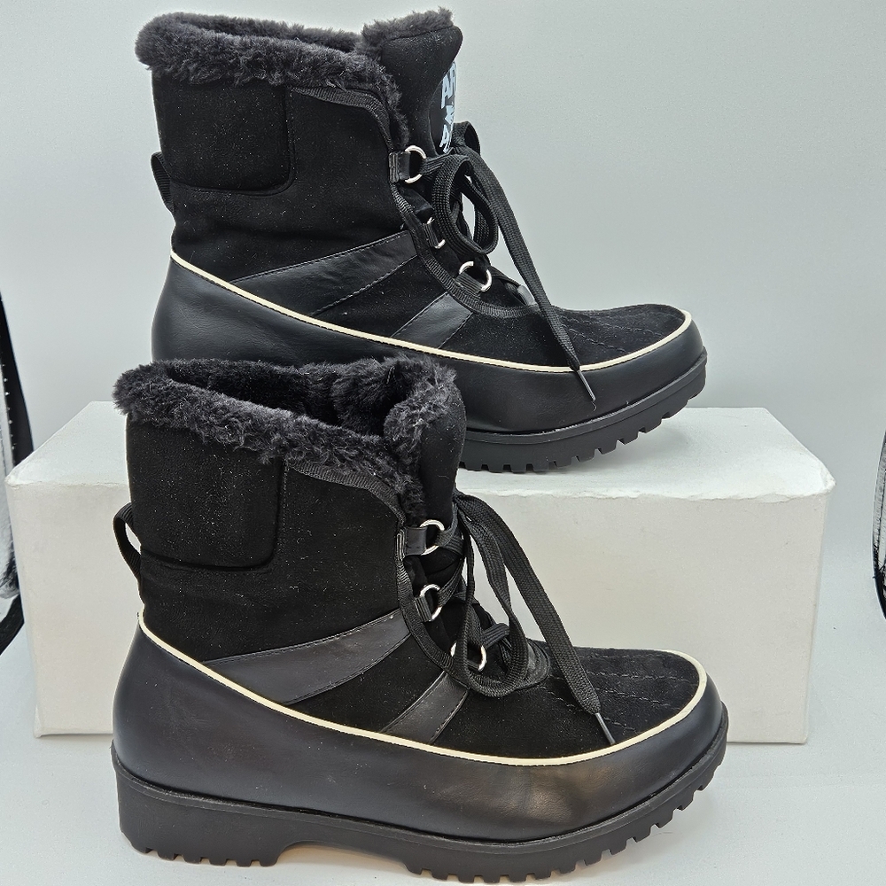 Arctic plunge Elora faux fur lined boots size 8
